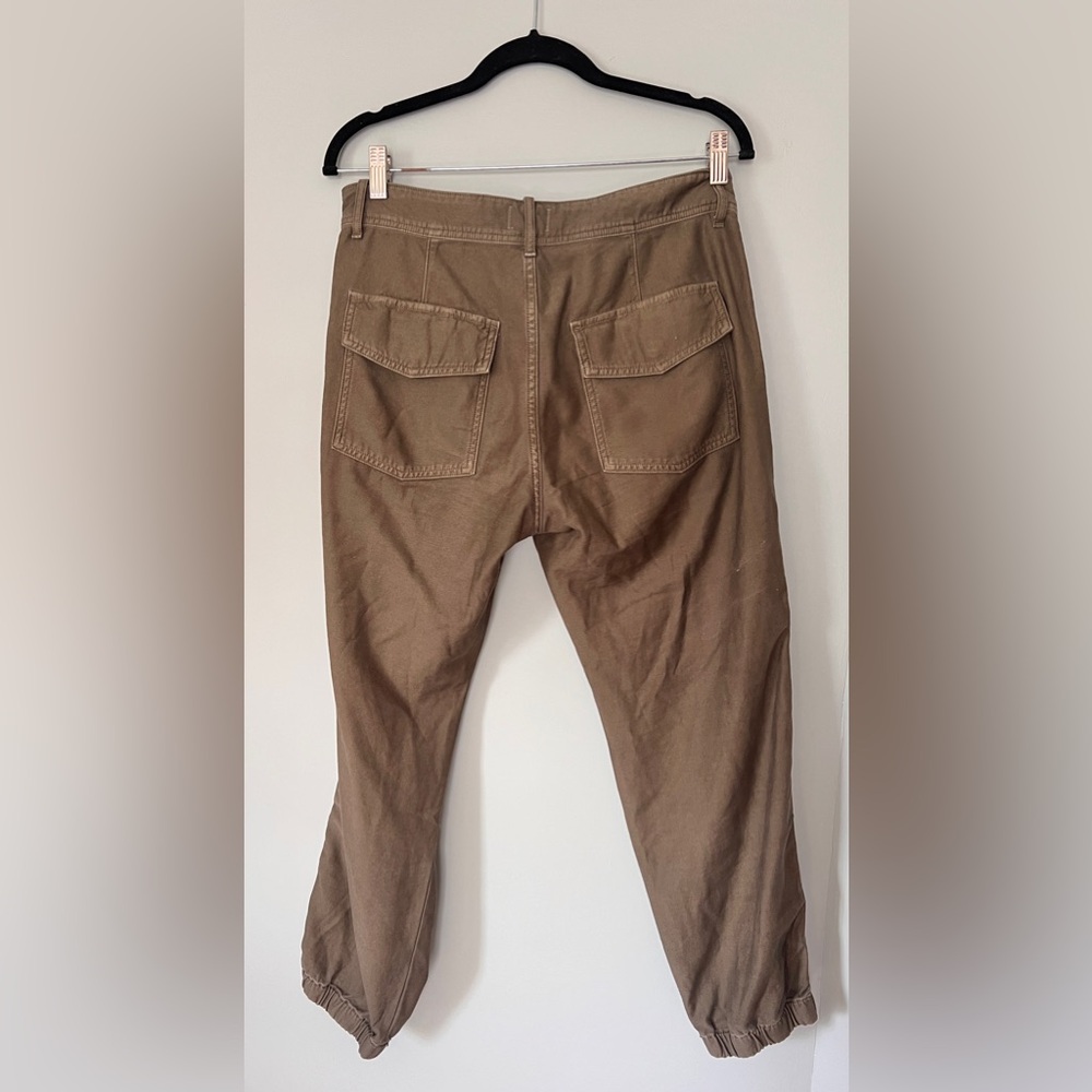 Citizens of Humanity Agni Army Green Cuffed Utility‎ Pants Trousers Size 28/6 - Picture 10 of 11